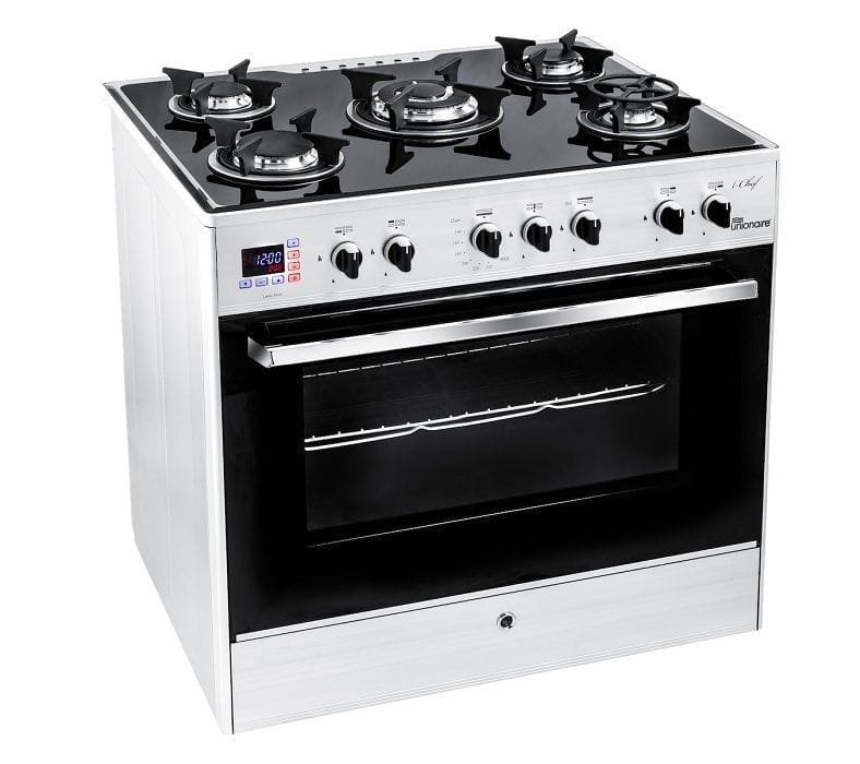 unionaire-c6090gs-ac-383-idsh-s-i-chef-5-burners-gas-cooker-60-90-cm unionaire-c6090gs-ac-383-idsh-s-i-chef-5-burners-gas-cooker-60-90-cm